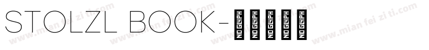 STOLZL BOOK字体转换